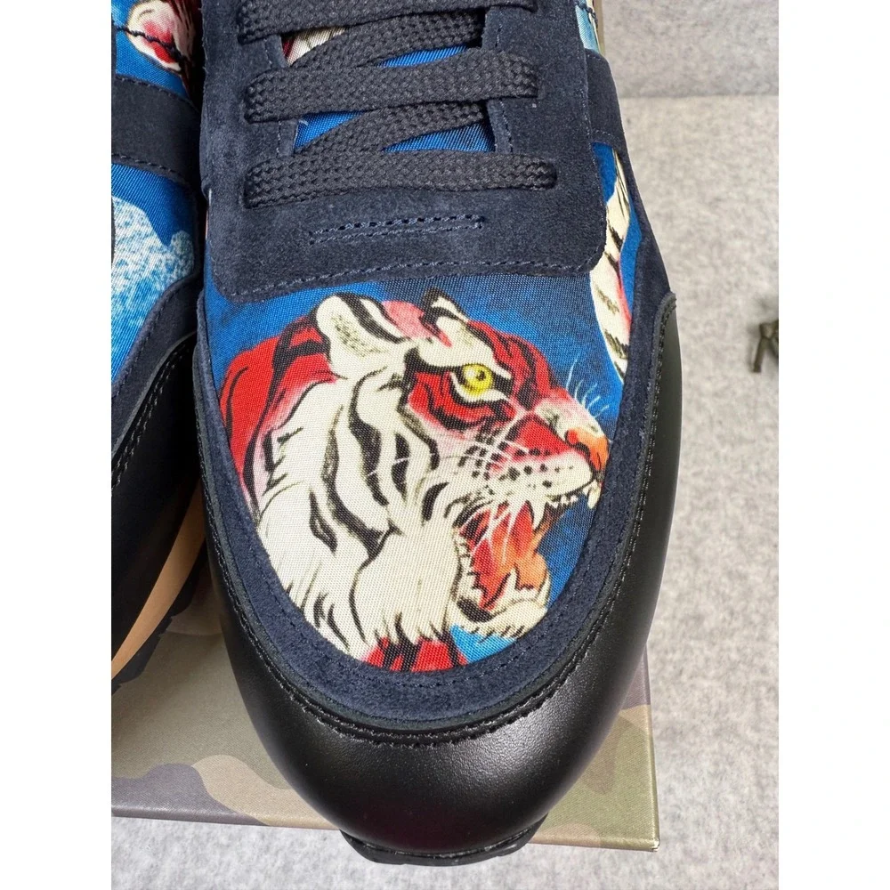 Valentino Garavani Rockrunner Tiger Sneakers Mens‎ Designer Shoes Size EU46/US13